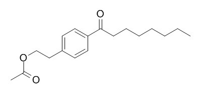 1-Octanone,1-[4-[2-(acetyloxy)ethyl]phenyl]